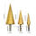 3PCS High-Speed Steel Step Drill Bit Set